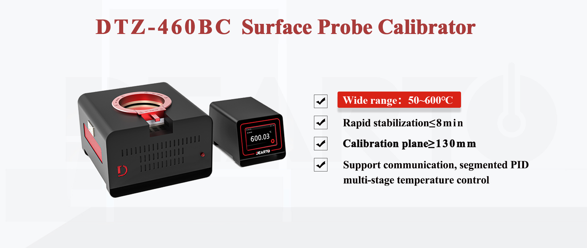 Surface temperature calibration system 